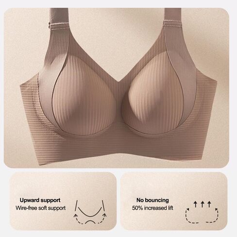 4pcs Set, Seamless, Comfortable, No Underwire, Back Clasp in Kuwait