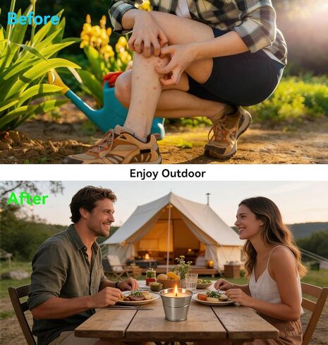 Citronella Candles Outdoor,Novel Steel Design 12-Pack,Use Natural Soy Wax & Citronella,15-Hour 2 oz Bucket Candles for Garden Camping Patio Backyard Balcony Family Party in Kuwait
