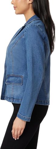 Angels Forever Young Women's Everflex Denim Blazer with Pockets in Kuwait