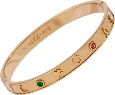 سوار ALEX AND ANI Lucky المفصلي، ذهبي لامع in Kuwait