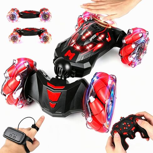 Gesture Sensing RC Stunt Car, 4WD Drift Remote Control Car with 360° Flips, Lights & Music, for Boys Girls Ages 4-12 in Saudi Arabia