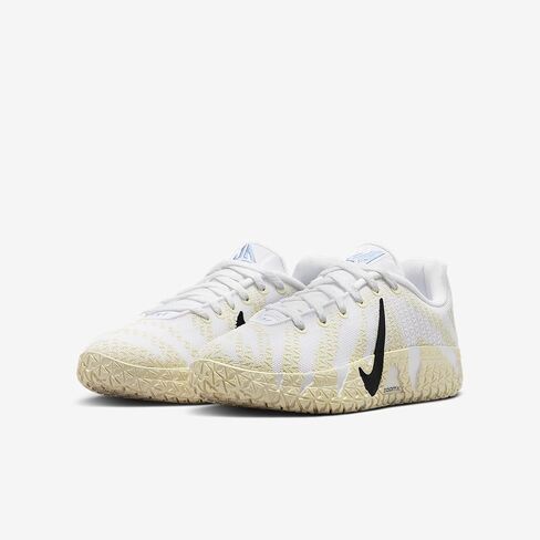 Nike Ja 3 Big Kids' Basketball Shoes (White/Coconut Milk/Desert Khaki/Black) in Kuwait