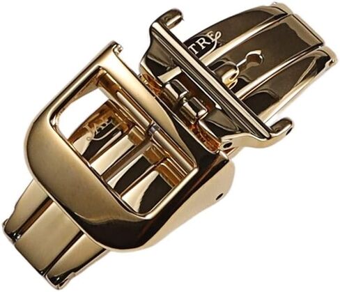Wscebck 16 18mm Polished Silver Gold Rose-Gold Solid Stainless Steel Folding Clasp for Jaeger-LeCoultre Deployment Buckle (Color : Silver, Size : 18mm) in Saudi Arabia
