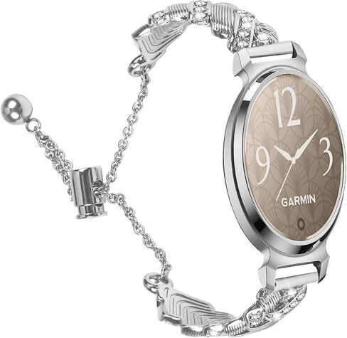 Metal Bands compatible with Garmin Lily 2 Active Women, Stainless Steel Watch Straps Wristband fit for Garmin Lily 2 Smartwatch in Saudi Arabia
