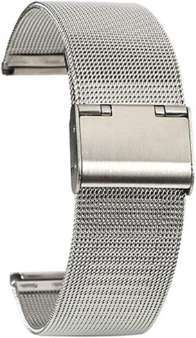 Stainless Steel Watch Band 8/10/12/13/14/15/16/17/18/19/20/21/22/23/24mm Silver Mesh Watchband 304 Stainless Steel Strap (Color : Gold, Size : 17mm) in Saudi Arabia