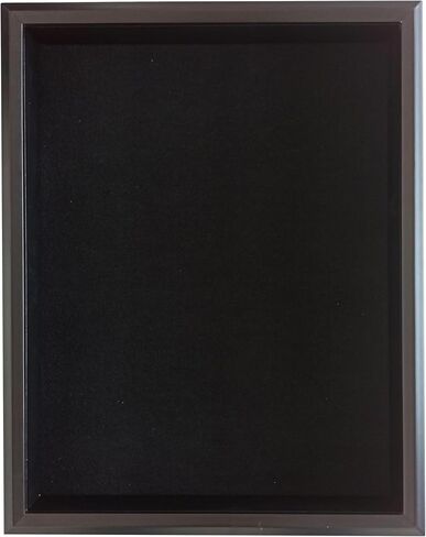 Studio Decor 14" x 18" Black Beveled Shadow Box - Easy Back Loading Frame Includes Pre-Attached Hanging Hardware, Horizontal or Vertical Display - 1 Pack in Kuwait