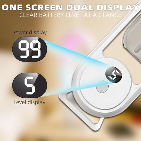 Aromatherapy Diffuser, Digital Display with LED Light and Battery Indicator, Rechargeable Automatic Spray Essential Oil Diffuser for Home Office Bedroom in Saudi Arabia