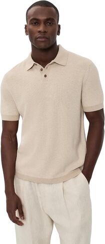 Vince Men's Colorblock Feed Stripe Polo in Kuwait