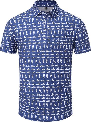 Matching Golf Shirts for Couples Funny Golf Polo Shirts for Men Women Crazy Fun Polos Couples Matching Outfits in Saudi Arabia