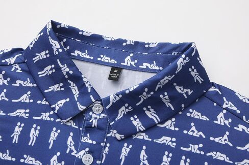 Matching Golf Shirts for Couples Funny Golf Polo Shirts for Men Women Crazy Fun Polos Couples Matching Outfits in Saudi Arabia