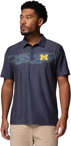 Columbia Men's Collegiate Thistletown Hills Printed Polo in Kuwait