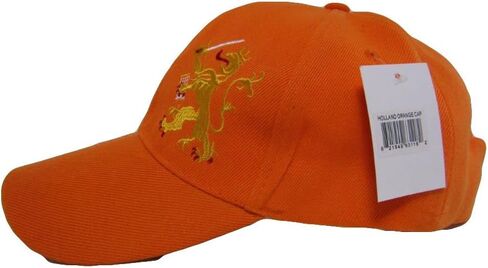 K's Novelties Holland Netherlands Country Letters Flag Orange 100% Poly Twill Cap 3D Embroidered Adjustable in Saudi Arabia
