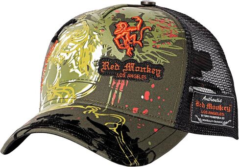 تصميمات القرد الأحمر Abstruct New Limited Edition Trucker Snapback Hat Cap RM1547 زيتوني in Kuwait