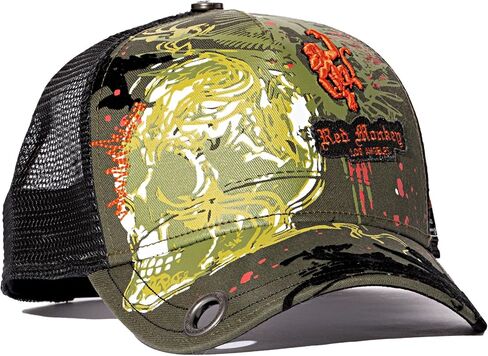 تصميمات القرد الأحمر Abstruct New Limited Edition Trucker Snapback Hat Cap RM1547 زيتوني in Kuwait