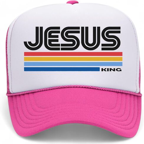 Jesus is King Foam Mesh Back Hat in Kuwait