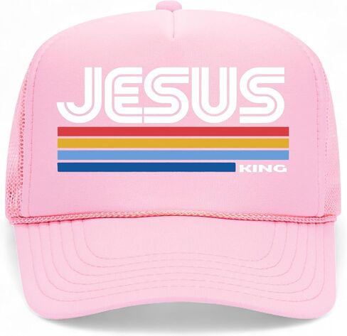 Jesus is King Foam Mesh Back Hat in Kuwait