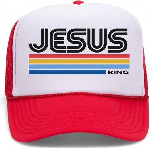 Jesus is King Foam Mesh Back Hat in Kuwait
