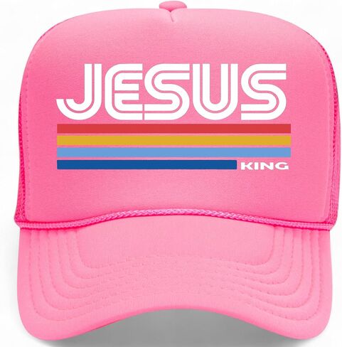 Jesus is King Foam Mesh Back Hat in Kuwait