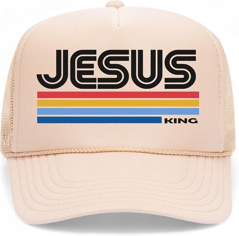Jesus is King Foam Mesh Back Hat in Kuwait