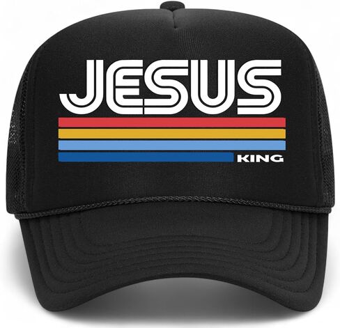 Jesus is King Foam Mesh Back Hat in Kuwait