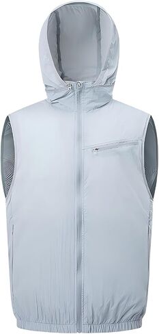 Cooling Vest USB Rechargeable 3-Speed Dual Fans Air Conditioned Clothing for Outdoor Sports/Work in Hot Weather in Saudi Arabia