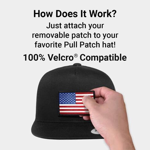 قبعة تكتيكية قابلة للسحب | قبعة سائق الشاحنة المسطحة الأصلية Snapback | سطح حلقة 2 × 3 لربط رقع الخطاف المعنوي in Kuwait