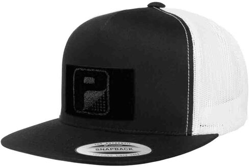 قبعة تكتيكية قابلة للسحب | قبعة سائق الشاحنة المسطحة الأصلية Snapback | سطح حلقة 2 × 3 لربط رقع الخطاف المعنوي in Kuwait