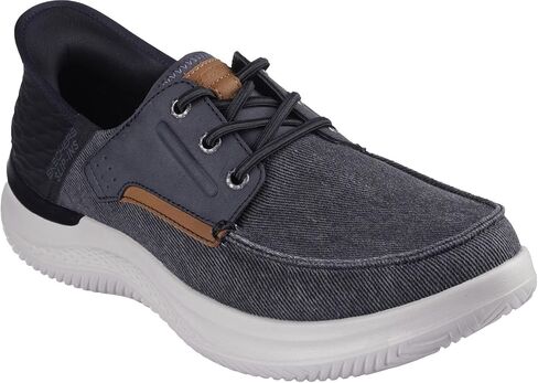 حذاء رجالي من Skechers Hasting Niko Moc ذو مقدمة مطاطية من الدانتيل سهل الارتداء in Kuwait