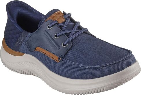 حذاء رجالي من Skechers Hasting Niko Moc ذو مقدمة مطاطية من الدانتيل سهل الارتداء in Kuwait