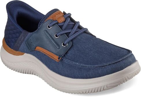 حذاء رجالي من Skechers Hasting Niko Moc ذو مقدمة مطاطية من الدانتيل سهل الارتداء in Kuwait
