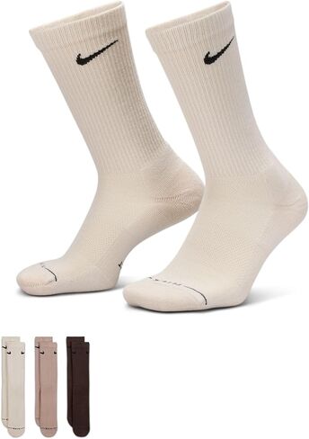 Nike Unisex Adult Everyday Elevated Crew Socks (3-Pack) | Mens and Womens in Kuwait