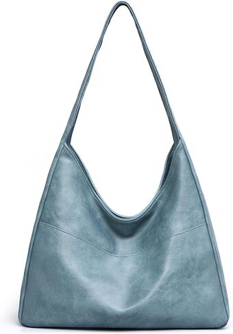 Hobo Bags for Women Vegan Leather Shoulder Bag Soft Purse for women Slouchy Tote Handbag for Everyday Outing in Saudi Arabia