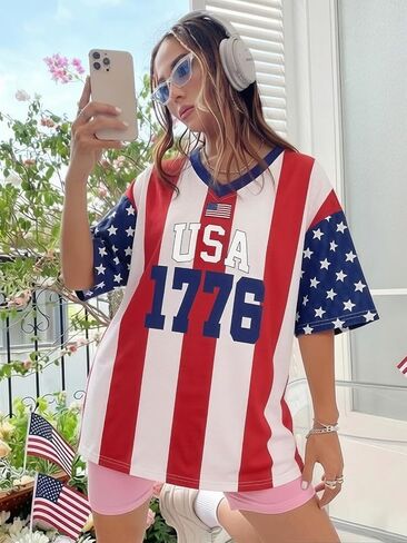 2026 Soccer Cup Shirt Women Oversized Mexico Brazil Shirts Funny Argentina Soccer Jerseys Spain V Neck T Shirts in Kuwait