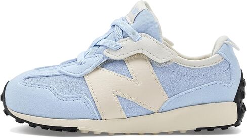 New Balance، للأطفال من الجنسين، 327 New-B (الرضع/الأطفال الصغار)، أزرق أكسفورد/كتان، مقاس 7.5 للأطفال الصغار in Kuwait