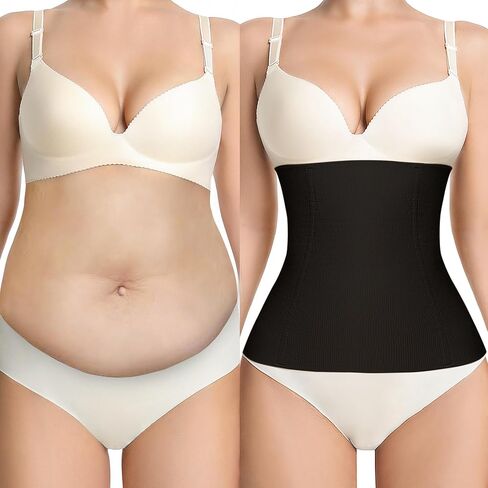 sellto Waist Trainer for Women Tummy Control Postpartum Recovery Belt Waist Cincher Body Shaper in Kuwait