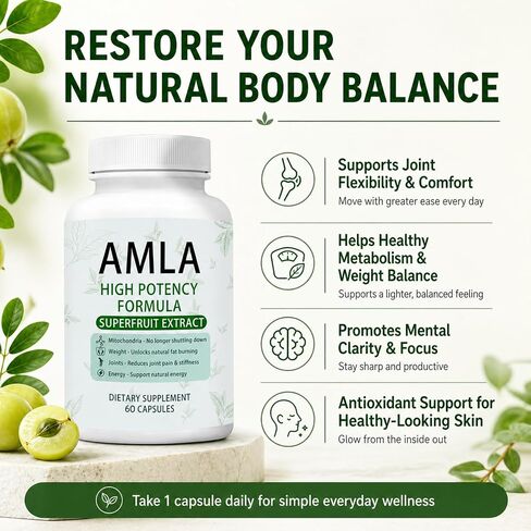 Amla Superfruit Capsules 60 Capsules in Kuwait