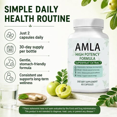 Amla Superfruit Capsules 60 Capsules in Kuwait