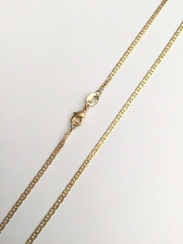 18K Gold Plated Charm Necklace 20" Long/Cadena DE Buena Suerte 20" Largo - NC#5 in Saudi Arabia