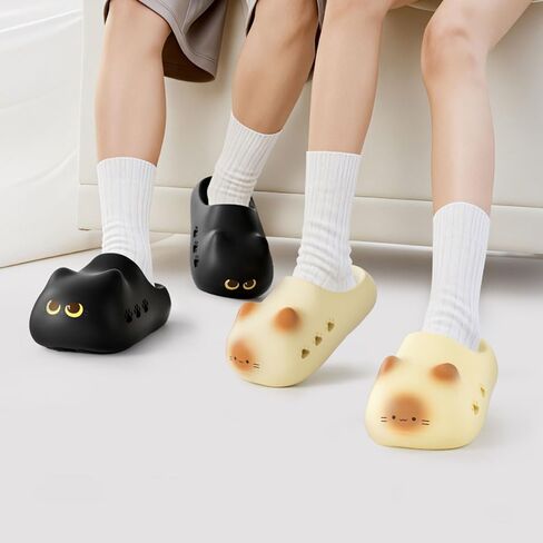 Zureto Cat Paw Print Shoe Summer, Unisex Cute Cat Paw Slippers EVA Home Cat Sandals for Women Men in Saudi Arabia