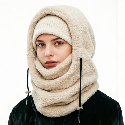 Balaclava Winter Men and Women Ski Mask, Cold Weather Outdoor Wind-Resistant Warm Hats,Winter Masks&Hooded Scarves in Saudi Arabia