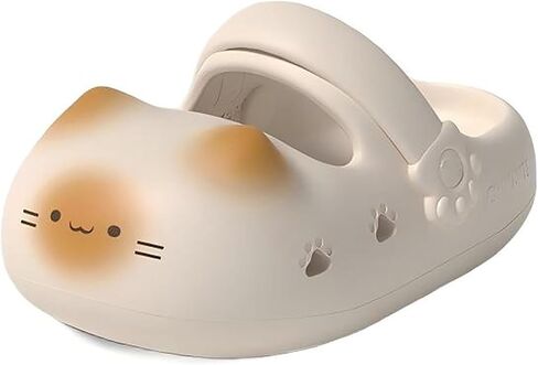Zureto Cat Paw Print Shoe Summer, Unisex Cute Cat Paw Slippers EVA Home Cat Sandals for Women Men in Saudi Arabia