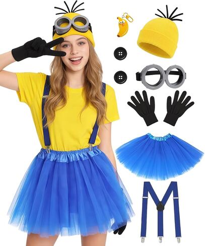 Cartoon Character Accessory Kit for Adults Goggles Funny Costume Set for Halloween Cosplay Theme Party Dress Up in Saudi Arabia