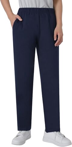 Weintee Women's Petite Cotton Travel Pants for 5 FT Short in Kuwait