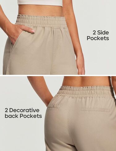 Ewedoos Womens Linen Pants Wide Leg Palazzo Cotton Linen Causal Pants for Women Summer Breathable Beach Vacation Outfits in Kuwait