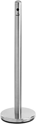 40" Black Free-Standing Smoker Pole & Base – Durable, Weather-Resistant Cigarette Receptacle, Easy-to-Empty, Stable, Safe Outdoor Smoking Solution,Office building ashtray in Saudi Arabia