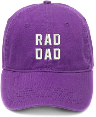 RAD DAD Embroidered Mens Baseball Cap Cotton Washed Baseball Hat in Kuwait