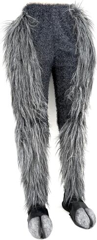 Gray Furry Legs & Hooves Hoofs Krampus Devil Adult Halloween Costume in Kuwait