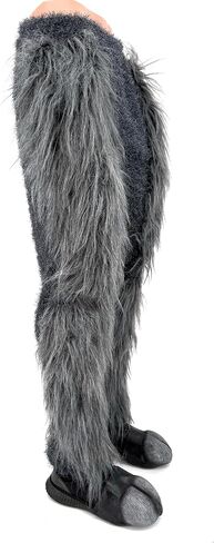 Gray Furry Legs & Hooves Hoofs Krampus Devil Adult Halloween Costume in Kuwait