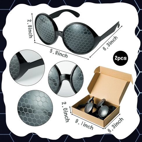 Yopyame 4PCS Fly Costume Bug Accessories Set Black Velvet Bug Antenna Headband with Glasses Insects Hairband Glasses Firefly Dragonfly Costume Accessories Bug Headband for Cosplay Party in Saudi Arabia
