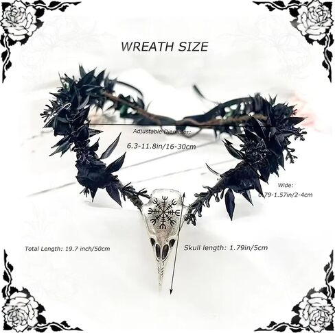 Renaissance Headpiece Women Fairy Flower Crown Elf Crown in Kuwait